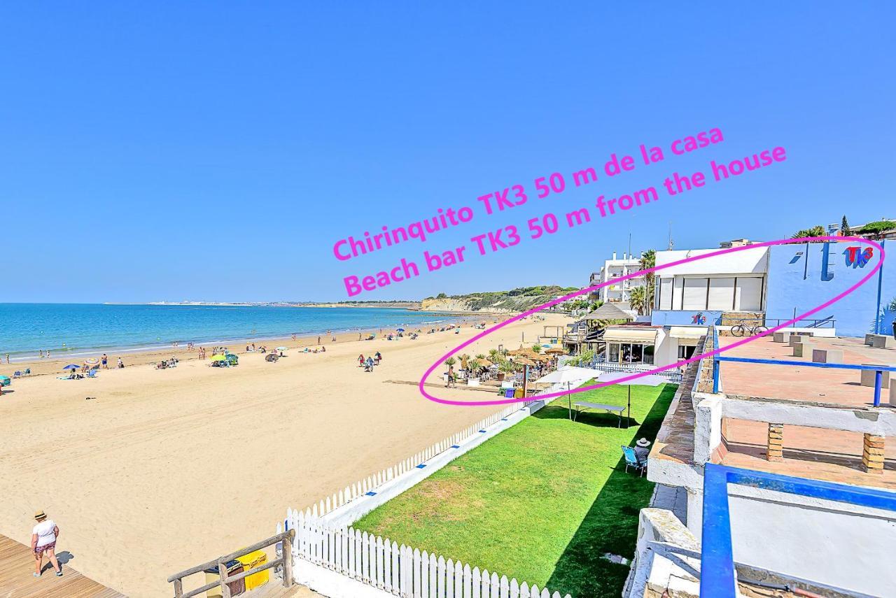 Ocean Sunset Beachfront House With Terraces El Puerto de Santa Maria Exterior photo