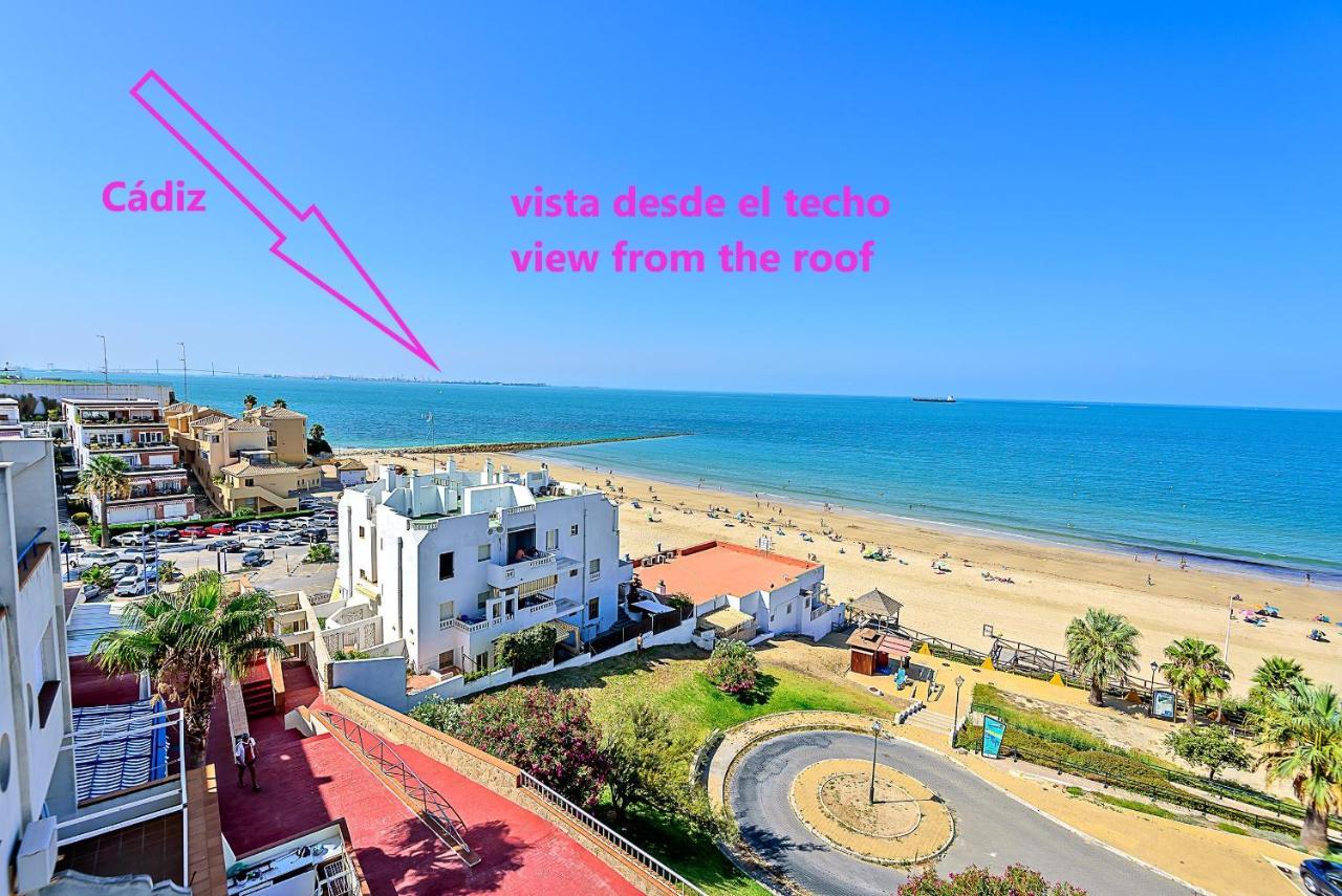 Ocean Sunset Beachfront House With Terraces El Puerto de Santa Maria Exterior photo
